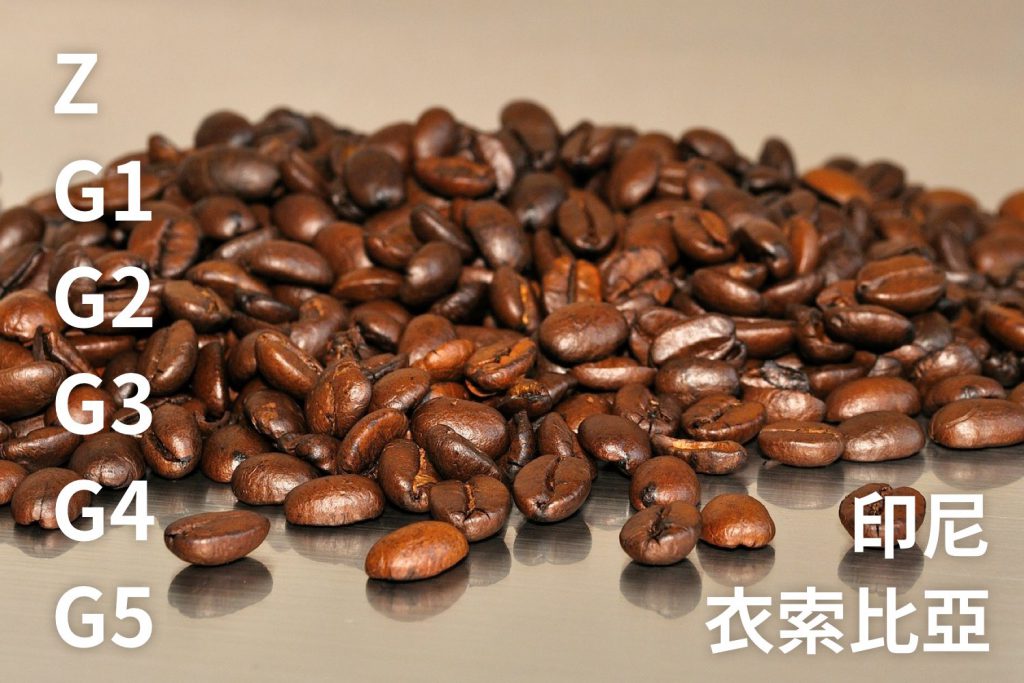 咖啡豆分級-衣索比亞G1咖啡-印尼咖啡-曼特寧咖啡-G1-G2-咖啡豆-咖啡市集-台灣-香港-澳門